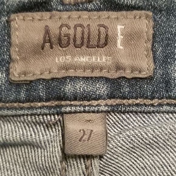 Agolde Sophie Jeans Women's Size 27 Distressed Skinny Denim Medium Wash Cannas - Picture 8 of 8